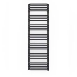 Terma Alex ONE Designer Electric Towel Rails - Grey -Gr8fires alex one 1580x50 modern grey straight on 2 1 1