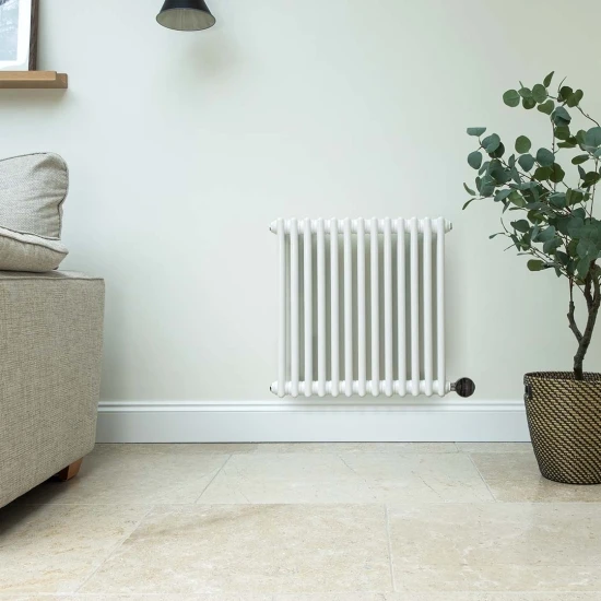 Ecostrad Allerton IQ WiFi Horizontal Double Column Electric Radiator - White 600w (605 X 600mm) 4 Ecostrad Allerton IQ WiFi Horizontal Double Column Electric Radiator - White 600w (605 X 600mm) - Image 2