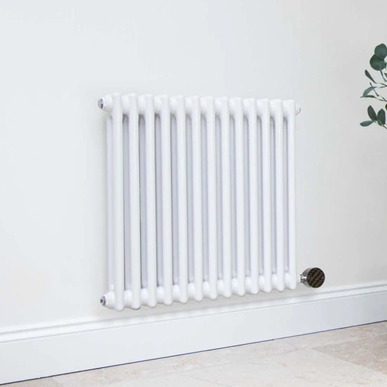 Ecostrad Allerton IQ WiFi Horizontal Double Column Electric Radiator - White 600w (605 X 600mm) 6 Ecostrad Allerton IQ WiFi Horizontal Double Column Electric Radiator - White 600w (605 X 600mm) - Image 4