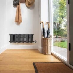 Ecostrad Allerton IQ WiFi Low Triple Column Electric Radiator - Anthracite -Gr8fires allerton iq triple h a 1190x300 02