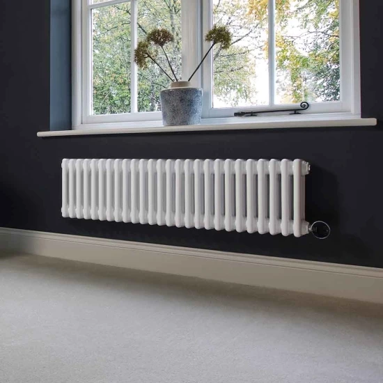 Ecostrad Allerton IQ WiFi Low Triple Column Electric Radiator - White 1000w (830 X 300mm) 7 Ecostrad Allerton IQ WiFi Low Triple Column Electric Radiator - White 1000w (830 X 300mm) - Image 5