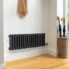Ecostrad Allerton IQ WiFi Low Triple Column Electric Radiator - Anthracite -Gr8fires allerton iq triple ll h a 1190x300 01