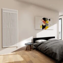 Terma Triga E Vertical Designer Electric Radiators - White