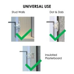 Bullfix Universal Plasterboard Fixings - Bulk Pack (96) 9 Bullfix Universal Plasterboard Fixings - Bulk Pack (96) -Gr8fires bullfix uni universal use edit 3