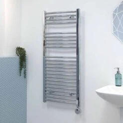 Ecostrad Fina-E Thermostatic Electric Towel Rail - Curved Chrome 300w (500 X 1100mm) 10 Ecostrad Fina-E Thermostatic Electric Towel Rail - Curved Chrome 300w (500 X 1100mm) -Gr8fires cc digital 2