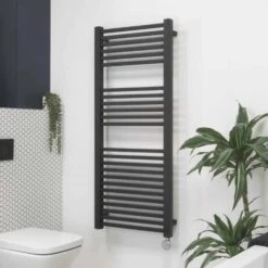 Ecostrad Cube Bluetooth Electric Towel Rail - Anthracite -Gr8fires cuba moa 22
