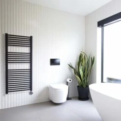 Ecostrad Cube IQ WiFi Electric Towel Rails - Anthracite 19 Ecostrad Cube IQ WiFi Electric Towel Rails - Anthracite -Gr8fires cube black 1