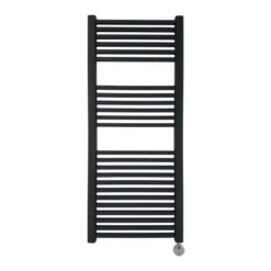 Ecostrad Cube Thermostatic Electric Towel Rail - Anthracite 21 Ecostrad Cube Thermostatic Electric Towel Rail - Anthracite -Gr8fires cube thermostatic anthracite front 500x1200