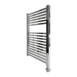 Ecostrad Cube Thermostatic Towel Rail - Chrome -Gr8fires cube thermostatic chrome 500x800