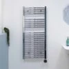 Ecostrad Fina-E IQ WiFi Electric Towel Rail - Curved Chrome 300w (500 X 1100mm) -Gr8fires curved chrome iq