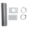 3 Inch Direct Air Ventilation Kit White(3 Inch Direct Air Ventilation Kit White) -Gr8fires dvkit80wh
