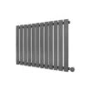 Ecostrad Ascoli IQ WiFi Designer Electric Radiator - Anthracite 800w (840 X 635mm) -Gr8fires ecostrad ascoli designer electric radiator anthracite 800w 840 x 635mm side 1
