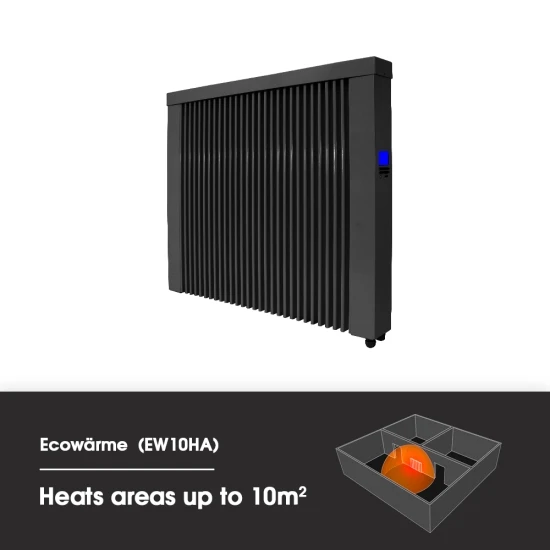 Ecostrad Ecowärme Electric Radiator - Anthracite 1000w 4 Ecostrad Ecowärme Electric Radiator - Anthracite 1000w - Image 2