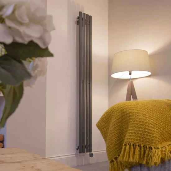 Ecostrad Allora IQ WiFi Vertical Designer Electric Radiator - Anthracite 800w (236 X 1780mm) 6 Ecostrad Allora IQ WiFi Vertical Designer Electric Radiator - Anthracite 800w (236 X 1780mm) - Image 4