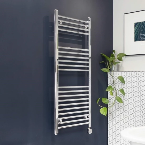 Ecostrad Fina-E Bluetooth Electric Towel Rail - Chrome 200w (500 X 800mm) 4 Ecostrad Fina-E Bluetooth Electric Towel Rail - Chrome 200w (500 X 800mm) - Image 3