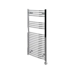 Ecostrad Fina-E Thermostatic Electric Towel Rail - Curved Chrome 300w (500 X 1100mm) 11 Ecostrad Fina-E Thermostatic Electric Towel Rail - Curved Chrome 300w (500 X 1100mm) -Gr8fires fina e curved chrome 300w ecostrad element 500x1100mm