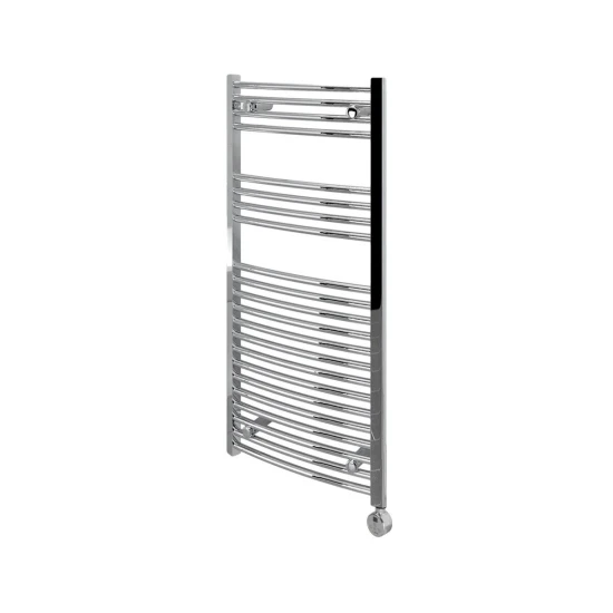 Ecostrad Fina-E Thermostatic Electric Towel Rail - Curved Chrome 300w (500 X 1100mm) 7 Ecostrad Fina-E Thermostatic Electric Towel Rail - Curved Chrome 300w (500 X 1100mm) - Image 5