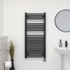 Ecostrad Fina-E Thermostatic Electric Towel Rails - Black -Gr8fires fina b digital 01