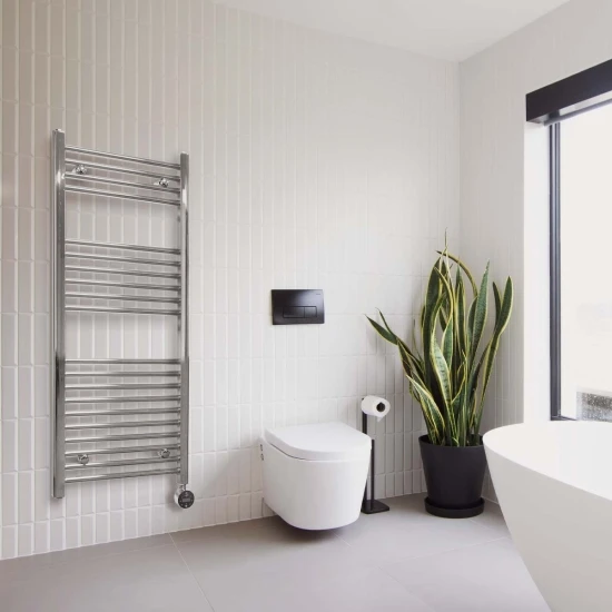Ecostrad Fina-E IQ WiFi Electric Towel Rail - Chrome 600w (500 X 1500mm) 6 Ecostrad Fina-E IQ WiFi Electric Towel Rail - Chrome 600w (500 X 1500mm) - Image 4