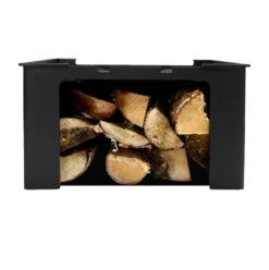 Mazona Ripley 5kW Multifuel Woodburning Stove, With Log Store, Freestanding, Eco Design Approved, Defra Approved(Mazona Ripley Eco 5kw Stove With Log Store) -Gr8fires glencara5logstore1