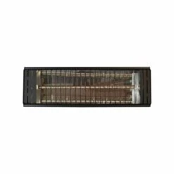 Ecostrad Heatglo Infrared Patio Heater - Black 2kW -Gr8fires heatglo straight