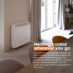 Technotherm TTB-E Duo 34+ WiFi Controlled Storage Heater - 3.4kw -Gr8fires heating control wherever you go 1