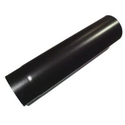0.5 Metre Straight 7 Inch Plain Black Flue Section(0 5 Metre Straight 7 Inch Plain Black Flue Section)