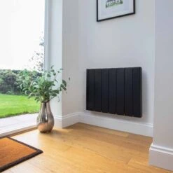 Ecostrad IQ Ceramic WiFi Controlled Electric Radiator - Black 1800w -Gr8fires iq ceramic black 1800w 02 1