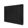 Ecostrad IQ Ceramic WiFi Controlled Electric Radiator - Black 1800w -Gr8fires iq ceramic black 1800w angled 01