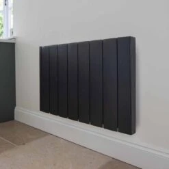 Ecostrad IQ Ceramic WiFi Controlled Electric Radiator - Black 2000w -Gr8fires iq ceramic black 2000w 02