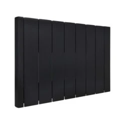 Ecostrad IQ Ceramic WiFi Controlled Electric Radiator - Black 2000w -Gr8fires iq ceramic black 2000w angled 01
