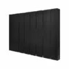 Ecostrad IQ Ceramic WiFi Controlled Electric Radiator - Black 2000w -Gr8fires iq ceramic black 2000w angled 02