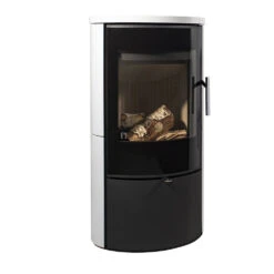 Arada Lagom 4 KW White Ceramic Wood Burning Stove(Arada Lagom 4 Kw White Ceramic Wood Burning Stove) 10 Arada Lagom 4 KW White Ceramic Wood Burning Stove(Arada Lagom 4 Kw White Ceramic Wood Burning Stove) -Gr8fires lagom white cut out