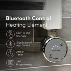 Ecostrad Fina-E Bluetooth Electric Towel Rail - White 300w (500 X 1100mm) 10 Ecostrad Fina-E Bluetooth Electric Towel Rail - White 300w (500 X 1100mm) -Gr8fires moa white 2