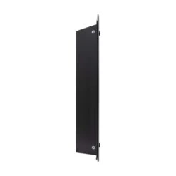 Moda Onyx Smart Electric Heater - Black Glass 2000w -Gr8fires moda onyx black cutout side left