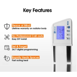 Haverland Designer RC Wave RC3W Electric Radiator - 450w -Gr8fires rcwave ie 3