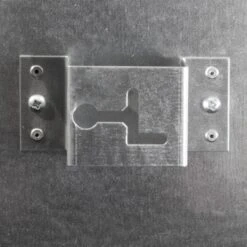 Technotherm ISP Design Glass Infrared Heating Panel - Black 450w (1030 X 690mm) -Gr8fires rear bracket 26 3