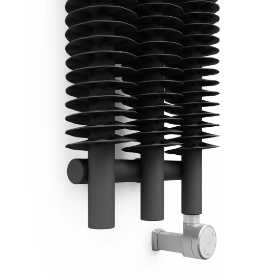 Terma Ribbon V E Designer Electric Radiator - Grey 5 Terma Ribbon V E Designer Electric Radiator - Grey - Image 3