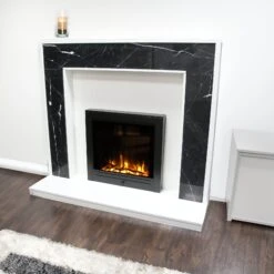 Ezee Glow Pulse Widescreen Black Inset Electric Fire With Metal Trim(Ezee Glow Pulse Widescreen Optional Metal Trim) 20 Ezee Glow Pulse Widescreen Black Inset Electric Fire With Metal Trim(Ezee Glow Pulse Widescreen Optional Metal Trim) -Gr8fires roomsetwidescreen