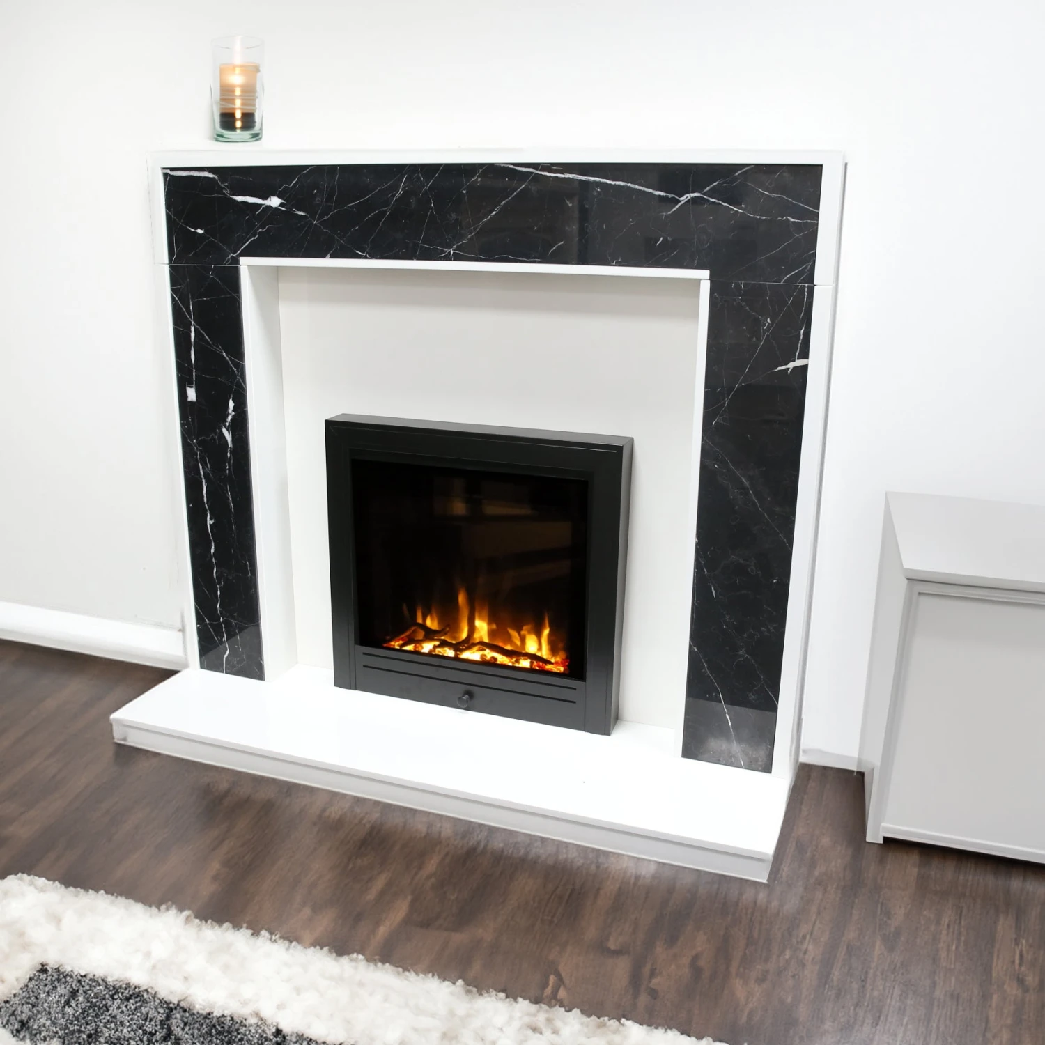Ezee Glow Pulse Widescreen Black Inset Electric Fire With Metal Trim(Ezee Glow Pulse Widescreen Optional Metal Trim) 9 Ezee Glow Pulse Widescreen Black Inset Electric Fire With Metal Trim(Ezee Glow Pulse Widescreen Optional Metal Trim) - Image 7