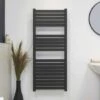 Ecostrad Scala Electric Towel Rail - Anthracite -Gr8fires scala anthracite 500x1200 basic face 1 1