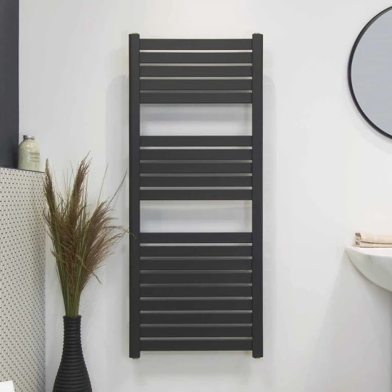 Ecostrad Scala Electric Towel Rail - Anthracite 3 Ecostrad Scala Electric Towel Rail - Anthracite