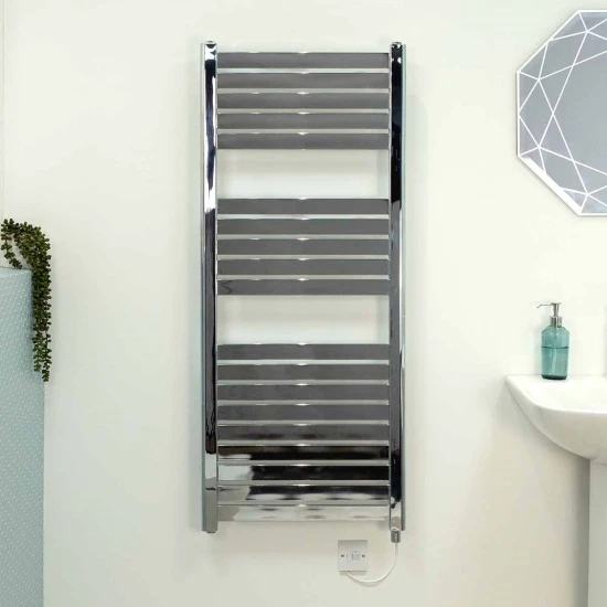 Ecostrad Scala Electric Towel Rail - Chrome 400w (500 X 800mm) 5 Ecostrad Scala Electric Towel Rail - Chrome 400w (500 X 800mm) - Image 3