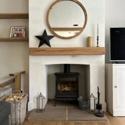 Mazona Bedford 8kW Stove, Multifuel, Woodburning, Freestanding, Eco Design Approved, Defra Approved(Mazona Bedford Eco 8kw Freestanding Wood Burning Multifuel Stove) -Gr8fires shford 8 5