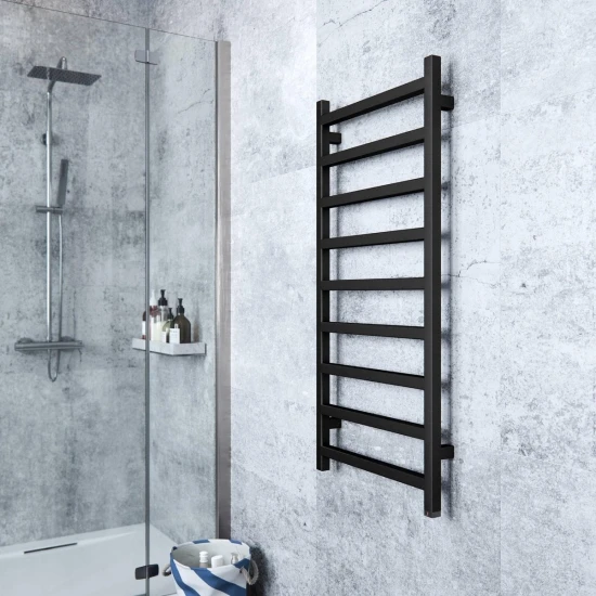 Terma Simple ONE Designer Electric Towel Rails - Black 3 Terma Simple ONE Designer Electric Towel Rails - Black