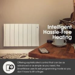 Haverland Wi7 SmartWave Self-Programming Electric Radiator - 1100W -Gr8fires smartwave benefit 3