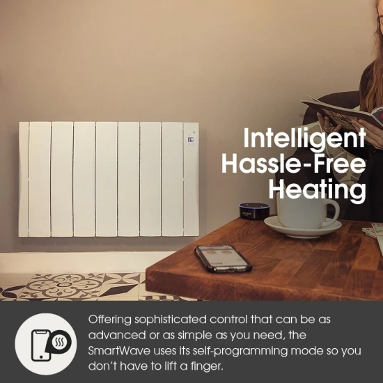 Haverland Wi11 SmartWave Self-Programming Electric Radiator - 1700W 7 Haverland Wi11 SmartWave Self-Programming Electric Radiator - 1700W - Image 5