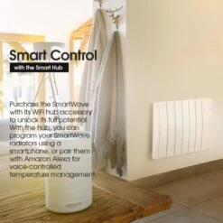 Haverland Wi7 SmartWave Self-Programming Electric Radiator - 1100W -Gr8fires smartwave single feature 1 3