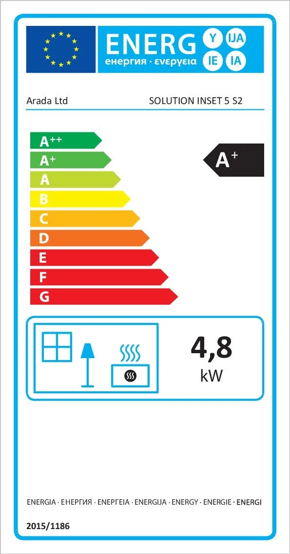 Arada Hamlet Solution 5kW Flamingo Pink Stove, Multi Fuel, Wood Burning, Inset 5 (S4), Ecodesign Approved, Defra Approved(Arada Hamlet Solution 5kw Flamingo Pink Stove Multi Fuel Wood Burning Inset 5 S4 Ecodesign Approved Defra Approved) 4 Arada Hamlet Solution 5kW Flamingo Pink Stove, Multi Fuel, Wood Burning, Inset 5 (S4), Ecodesign Approved, Defra Approved(Arada Hamlet Solution 5kw Flamingo Pink Stove Multi Fuel Wood Burning Inset 5 S4 Ecodesign Approved Defra Approved) - Image 2