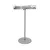 Ecostrad Infrared Patio Heater Stand - Silver -Gr8fires sunglo and stand 1800x1800 1